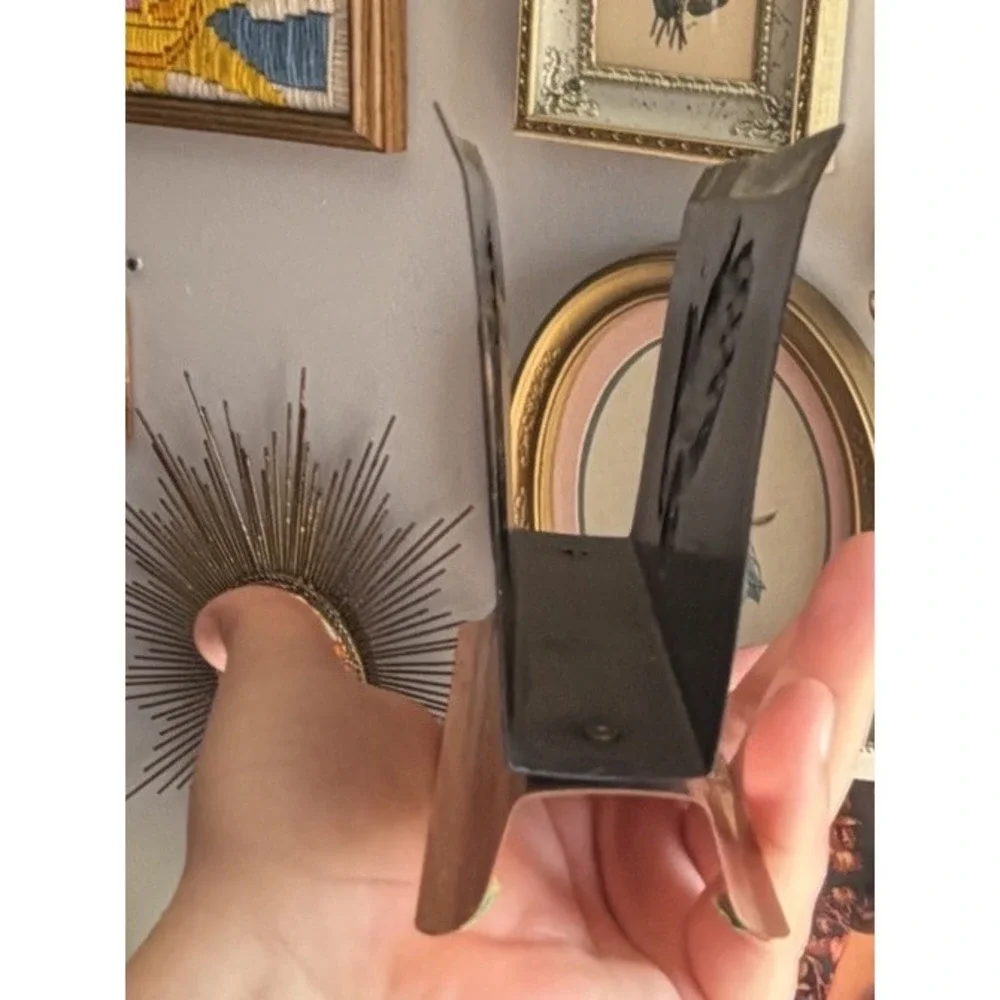 Vtg Coppercraft Guild Praying Hands Copper Napkin/Letter Holder 7